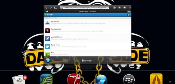 Sencha Touch Now Supports BlackBerry 10