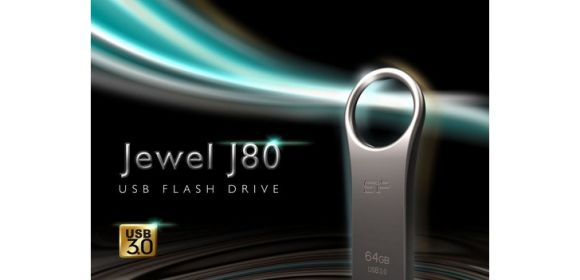 Silicon Power Unleashes Jewel J80 Flash Drive Coated in Metal