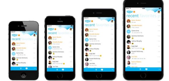 Skype 5.6 iOS Brings a Bigger UI That Fits the iPhone 6 Plus Display Natively