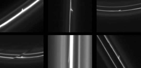 Snowballs Leave a Mark on Saturn's F Ring