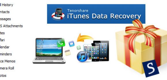 Softpedia Giveaway – 20 Licenses for Tenorshare iTunes Data Recovery