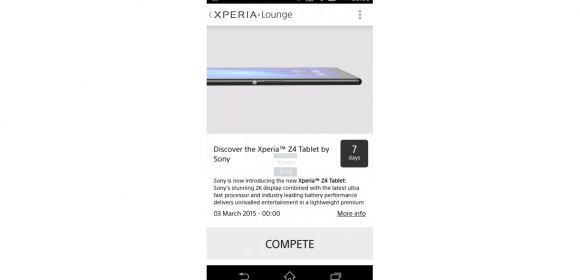 Sony Xperia Z4 Tablet with 2K Display Leaks Ahead of MWC 2015