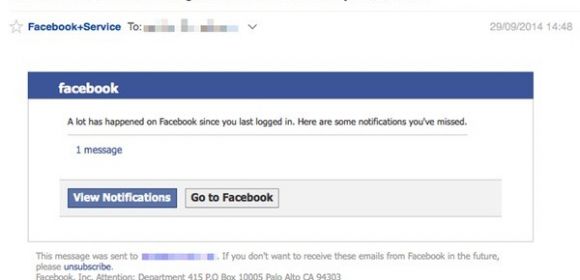 Spammers Dupe with Email About Unread Facebook Message Deletion