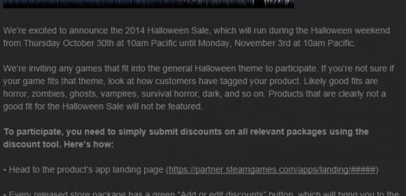 Steam Halloween Sale 2014 Leaked, Starts on October 30 – Report