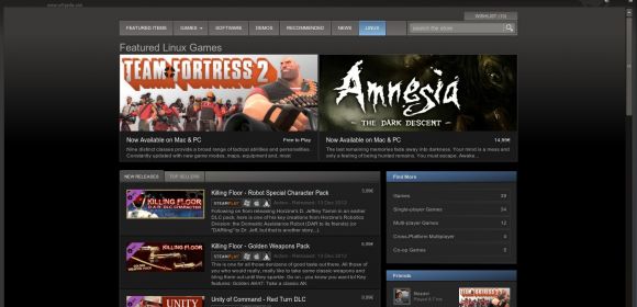Steam for Linux Enters Open Beta, Download Now
