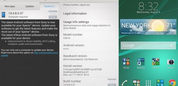 T-Mobile’s Xperia Z1s Finally Receiving Android 4.4.4 KitKat