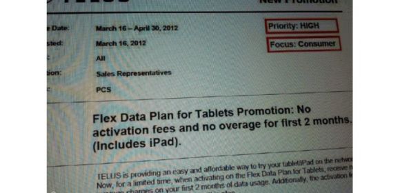 TELUS Offers 2 Months of Unlimited Data with Tablet Flex Plan (iPad Included)