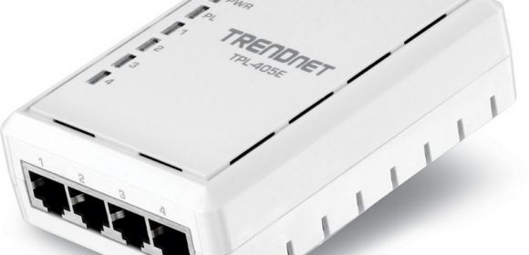 TRENDnet Reveals 4-Port 500Mbps Powerline AV Adapter