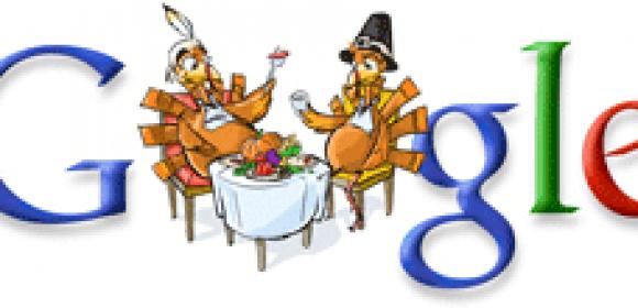 Thanksgiving Doodle from Google and GMail