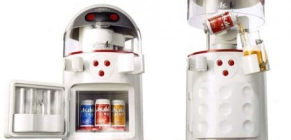 The Asahi Robocco BeerBot Opens Cans