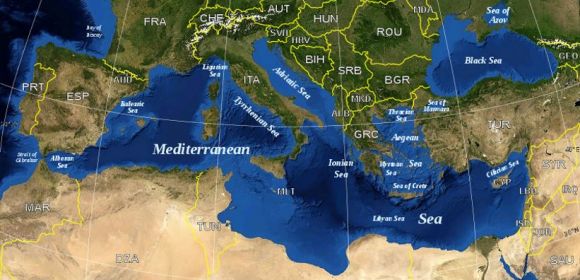 The Mediterranean Sea Created by Massive Flood