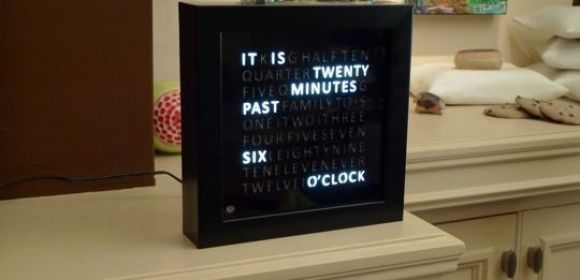 The Word Clock Will Spell the Time Out for You, Literally