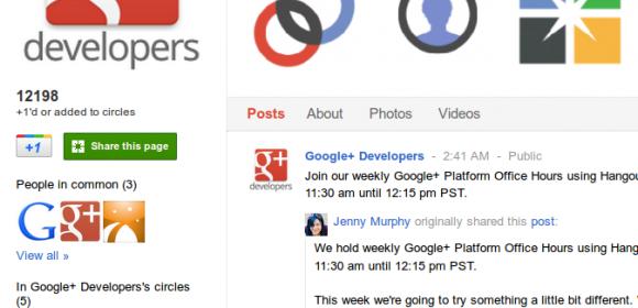 There's Now a Google+ Developers Page, Even If There Aren't Many Developers