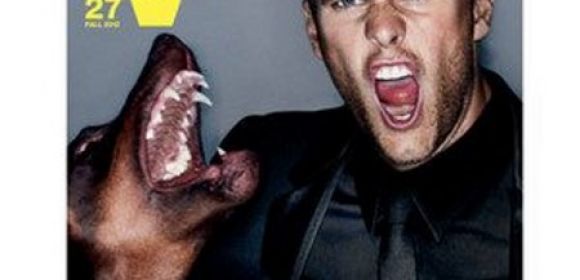 Tom Brady Lets the Alpha Dog Out for New VMan Cover