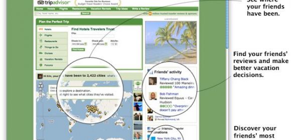 TripAdvisor Gets Deep Facebook Integration with Instant Personalization