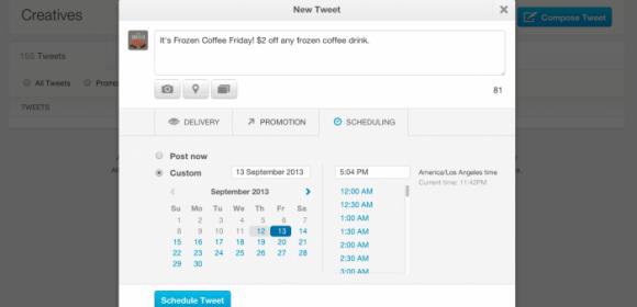 Twitter Introduces Scheduled Tweets for Advertisers