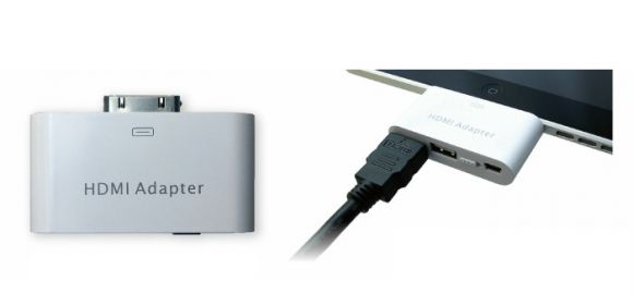 USB/HDMI Connector for iPhone 4 / iPad Revealed by Hanwa