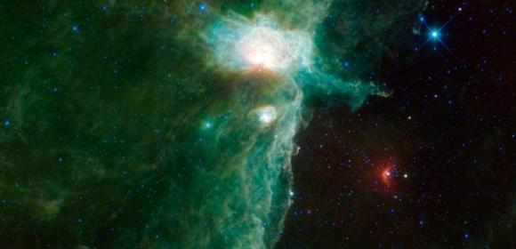 WISE Snaps Amazing Image of Flame Nebula