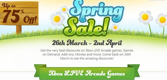 Xbox Live Spring Sale 2013 Starts on March 26, Has Discounts for Xbox 360 Games and DLC