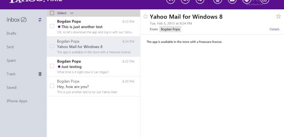 Yahoo! Mail for Windows 8 Review