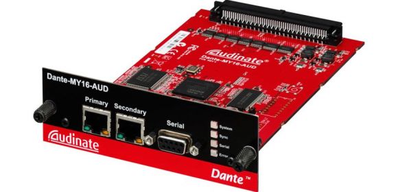 Yamaha Outs New Firmware for Audinate Dante-MY16-AUD Mini-YGDAI Card