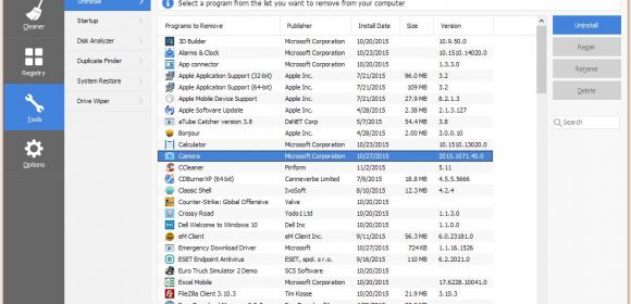 CCleaner 5.19 Released with New Tools for Windows 10 Users