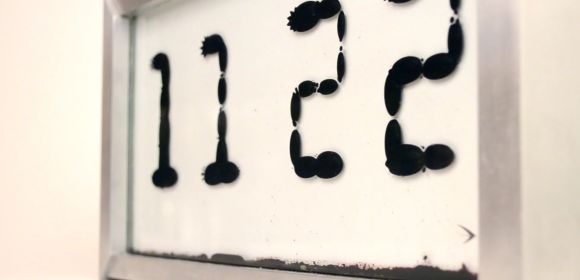 Ever Wanted Dali's Magic Watery Clocks in Your House? Then Ferrofluid Clocks Are for You