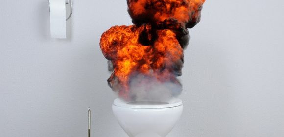 Exploding Toilet Puts Woman Caught Off Guard in the Hospital