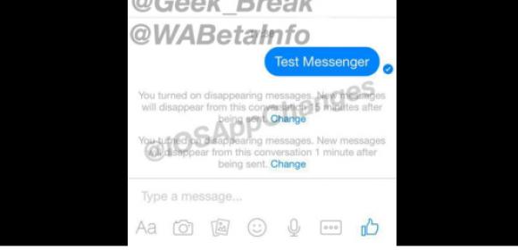Facebook Messenger Will Get Snapchat-like Self-Destruct Feature