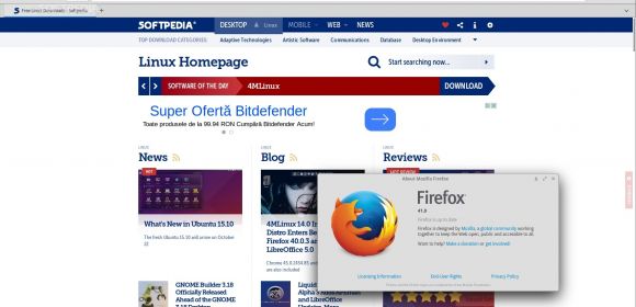Firefox 41 Released with AdBlock Plus Memory Improvements and More