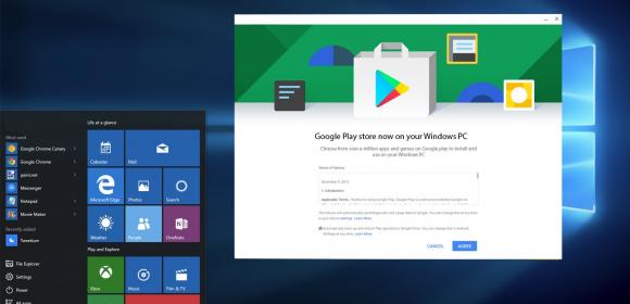Google Play Store Envisioned on Windows 10 Because Pigs Can Fly Too