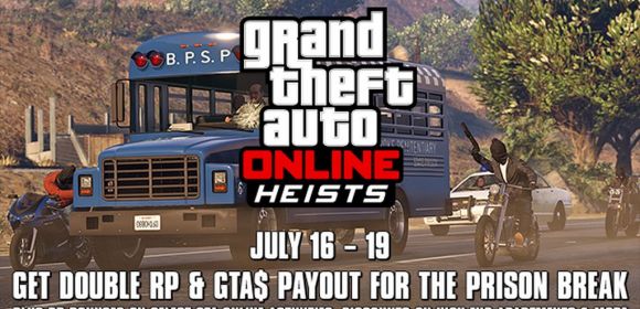 GTA Online Will Offer Double XP and Money for Prison Break Heist Until July 19