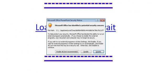 Hovering Over a Link in Malicious PowerPoint Can Infect You with Banking Trojan