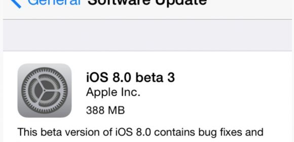 iOS 8 Beta 3, Now Available – Download