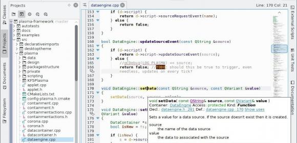 KDevelop 5.0.3 Open-Source IDE Improves GitHub Handling Authentication, More