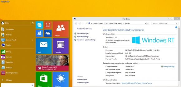 Microsoft Launches the Original Windows 10 Start Menu on Windows RT