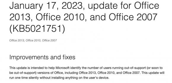 Microsoft Releases Update to Look for Expired Office Installations