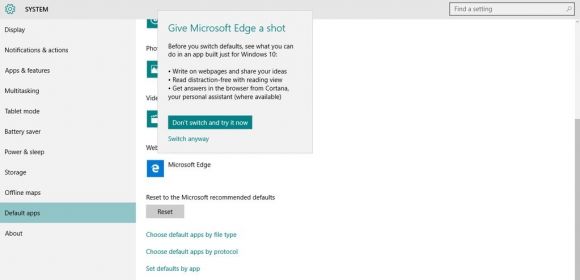 Microsoft: Windows 10 Users Should Say No to Chrome and Firefox Because Edge Is Better