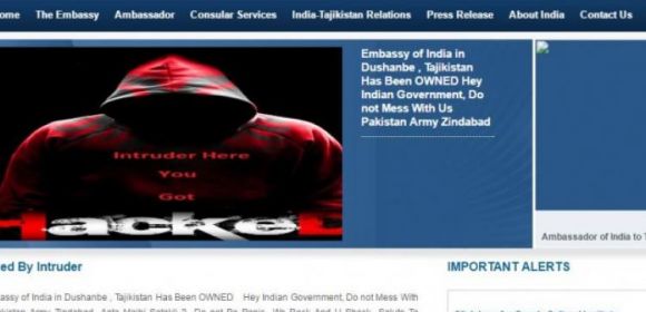 Pakistani Hackers Deface Websites for Seven Indian Embassies, One Police Station