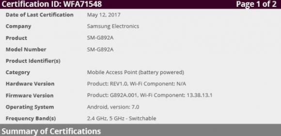 Samsung Galaxy S8 Active Receives WiFi Certification