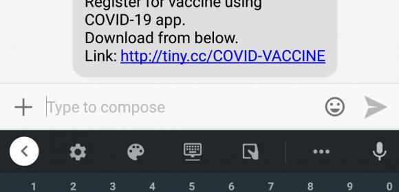 SMS Malware that Imitates COVID Registration App Targets Indian Users