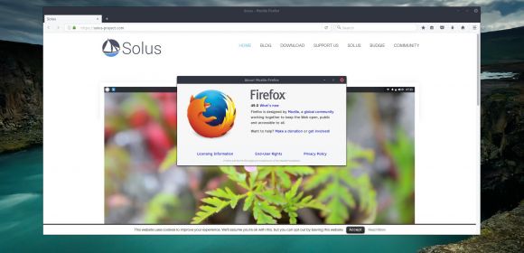 Solus Users Are the First to Get the Mozilla Firefox 49 Web Browser, Update Now