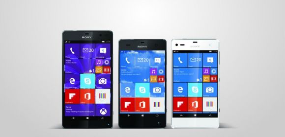 Sony Xperia W Series Concept with Windows 10 Mobile Looks Mighty Cool