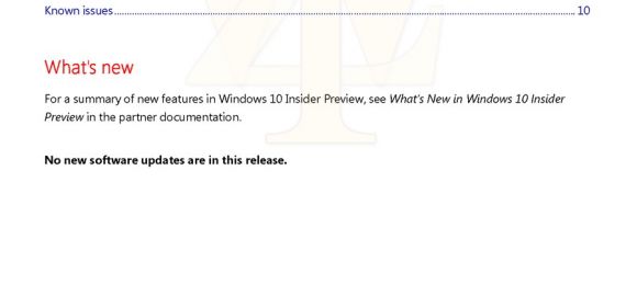Windows 10 Build 10163 Release Notes Leaked