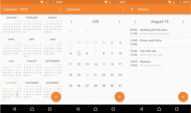 Simple Calendar for Android
