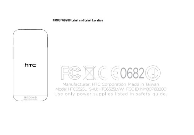 Verizon's All New HTC One at the FCC