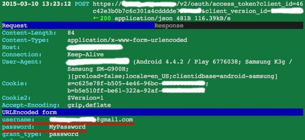 Log-in credentials uncovered