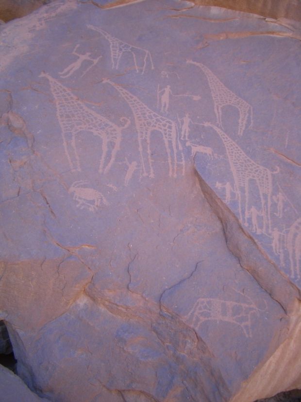 Other paintings show animals that populated the area millennia ago