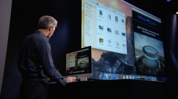 Hair Force One demos Yosemite and Continuity