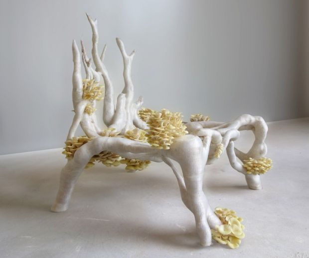 This 3D printed chair looks like it stepped out from a fairy tale